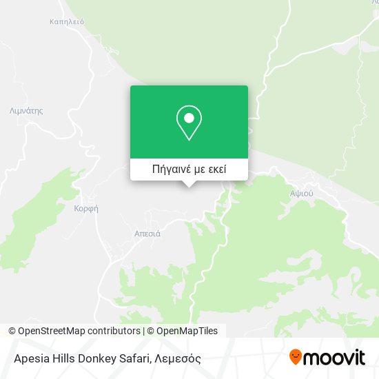 Apesia Hills Donkey Safari χάρτης