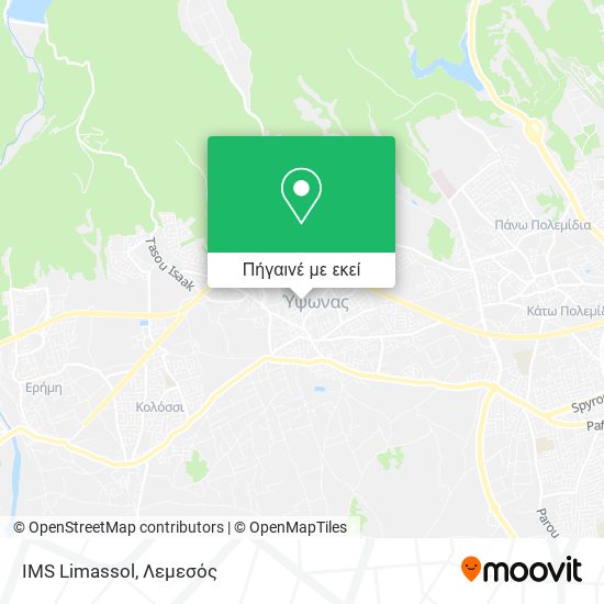 IMS Limassol χάρτης