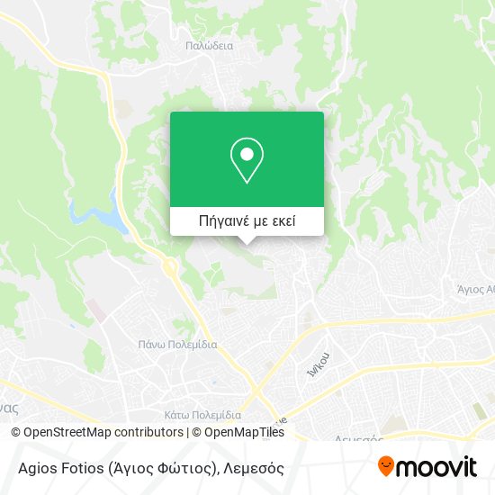 Agios Fotios (Άγιος Φώτιος) χάρτης