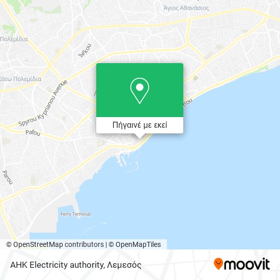 AHK Electricity authority χάρτης