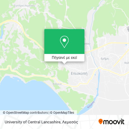 University of Central Lancashire χάρτης