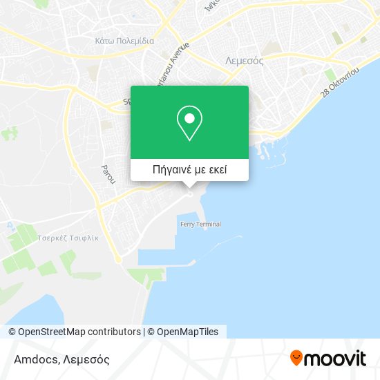 Amdocs χάρτης