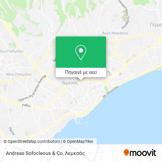 Andreas Sofocleous & Co χάρτης