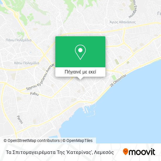 Τα Σπιτομαγειρέματα Της 'Κατερίνας' χάρτης