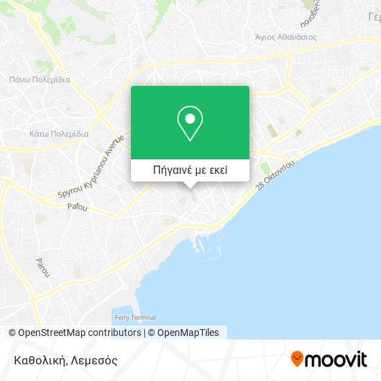 Καθολική χάρτης
