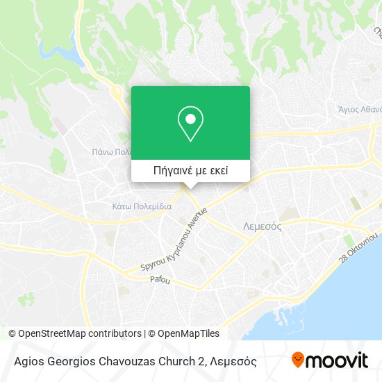 Agios Georgios Chavouzas Church 2 χάρτης