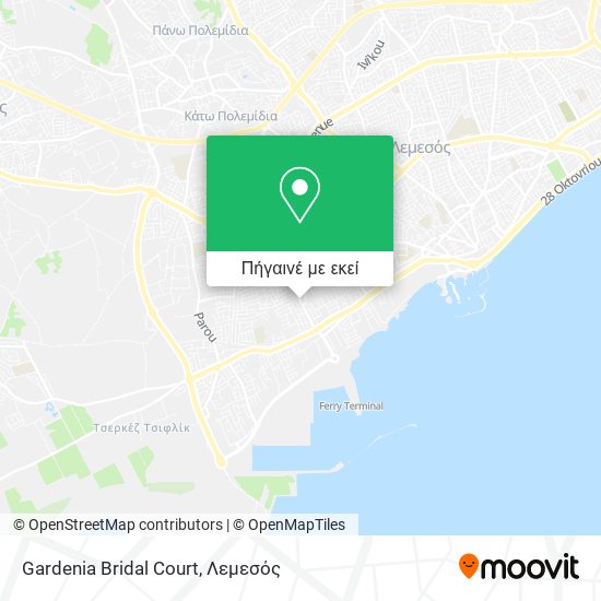 Gardenia Bridal Court χάρτης