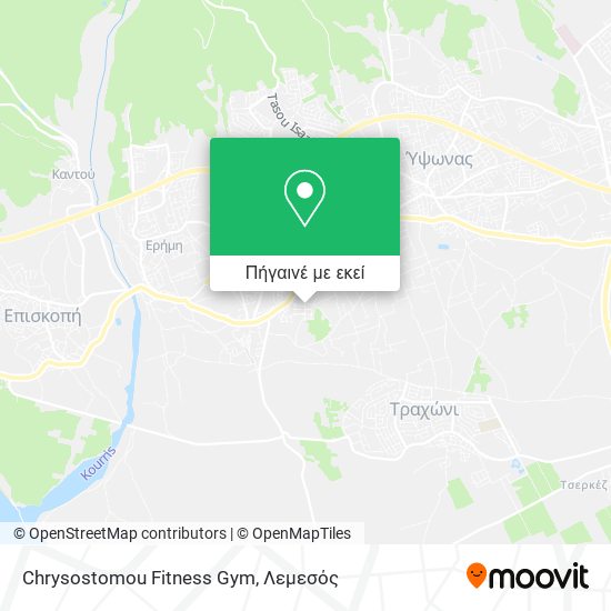 Chrysostomou Fitness Gym χάρτης