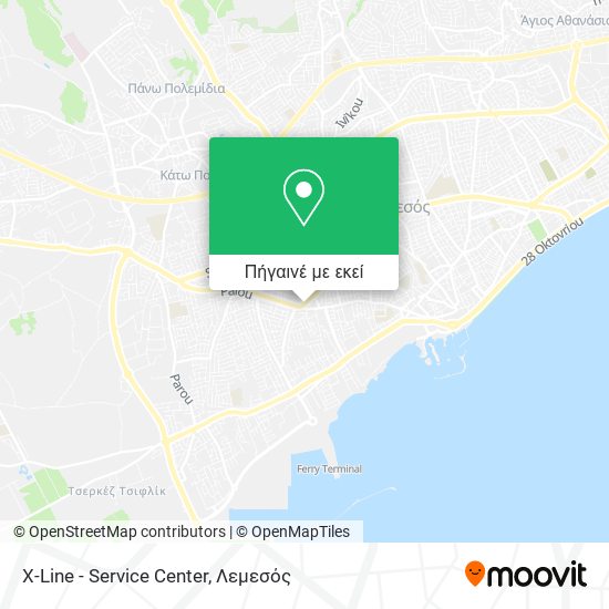 X-Line - Service Center χάρτης
