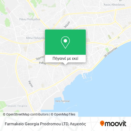 Farmakeio Georgia Prodromou LTD χάρτης