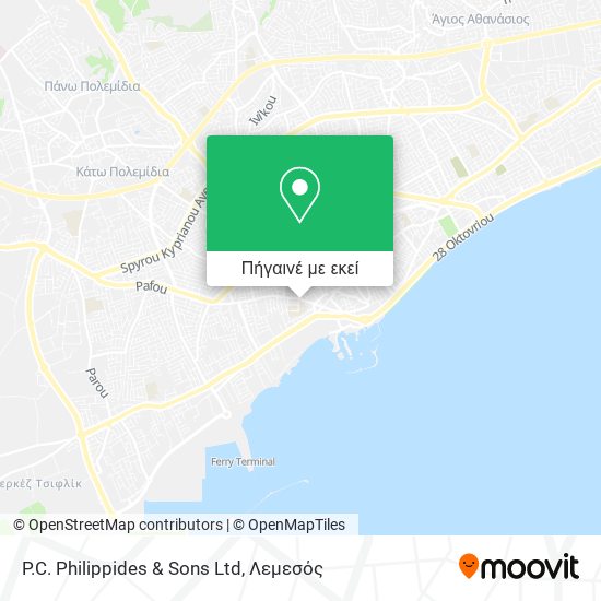 P.C. Philippides & Sons Ltd χάρτης