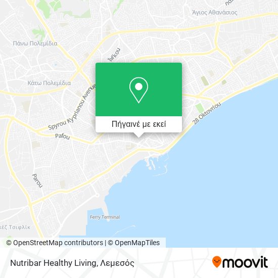 Nutribar Healthy Living χάρτης