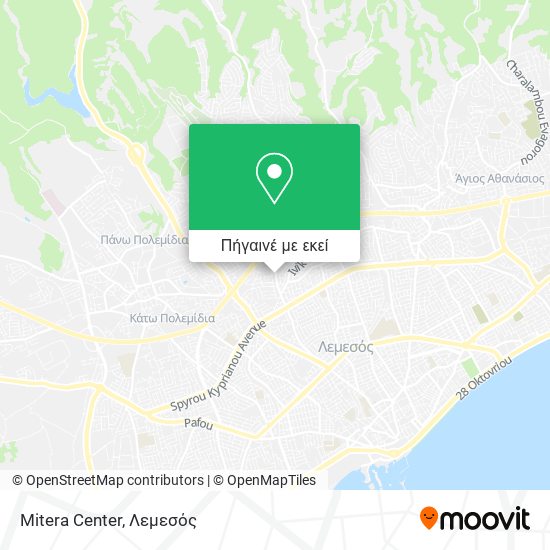 Mitera Center χάρτης