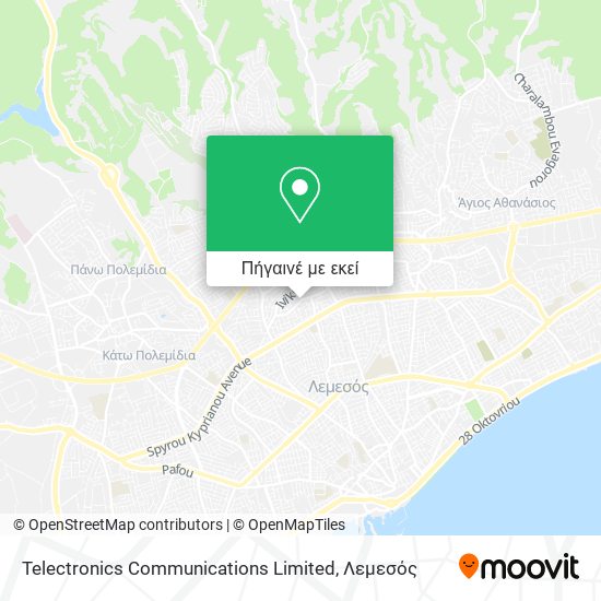 Telectronics Communications Limited χάρτης