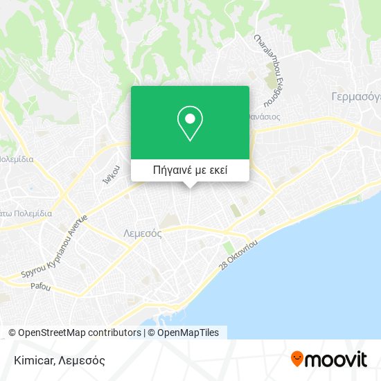 Kimicar χάρτης