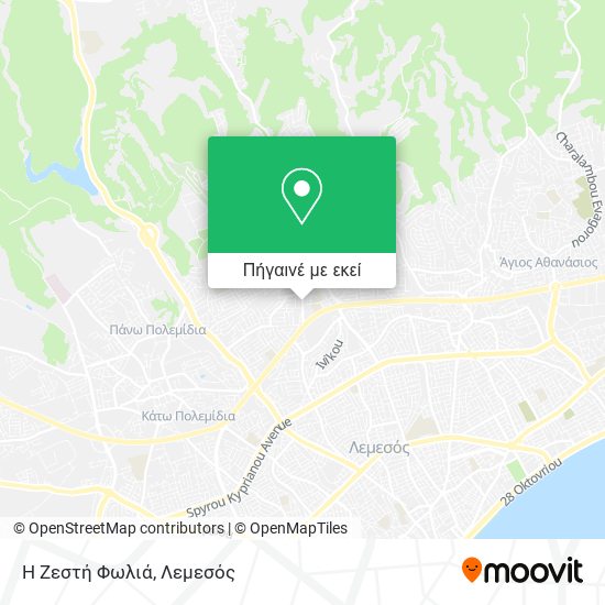 Η Ζεστή Φωλιά χάρτης