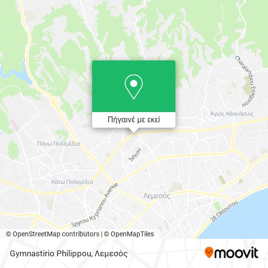 Gymnastirio Philippou χάρτης
