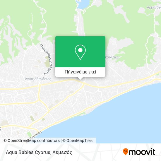 Aqua Babies Cyprus χάρτης