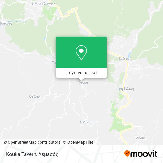 Kouka Tavern χάρτης