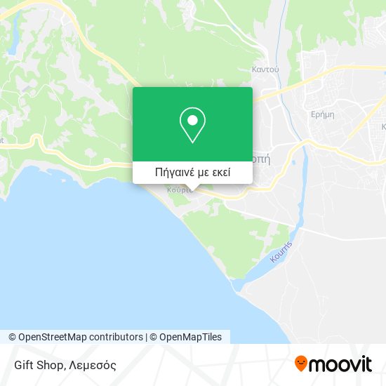 Gift Shop χάρτης