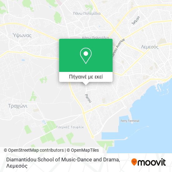 Diamantidou School of Music-Dance and Drama χάρτης