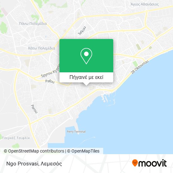 Ngo Prosvasi χάρτης