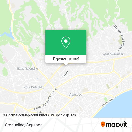 Croquelino χάρτης