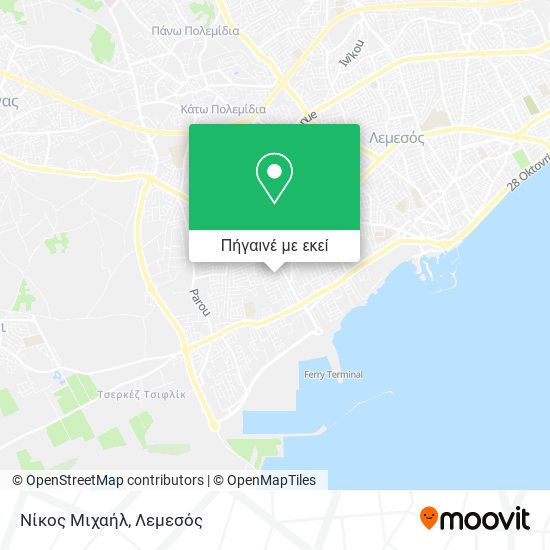 Νίκος Μιχαήλ χάρτης