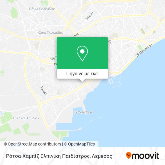 Ρότσα-Χαμπίζ Ελπινίκη Παιδίατρος χάρτης