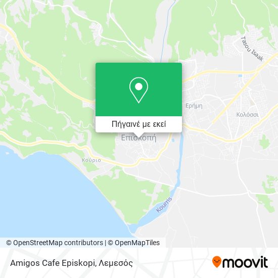 Amigos Cafe Episkopi χάρτης