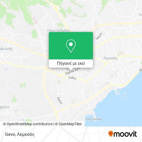 Gevo χάρτης