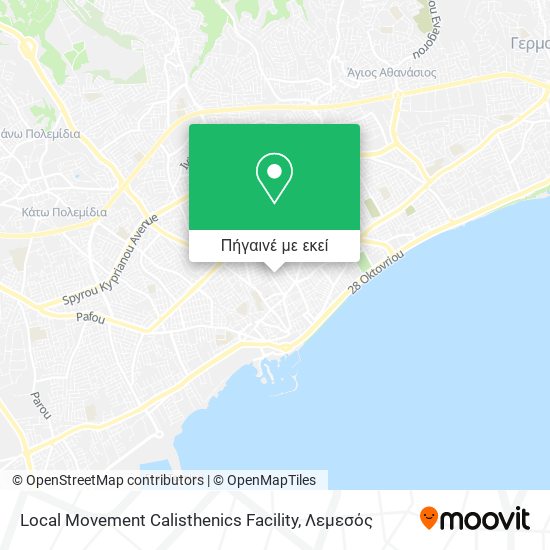 Local Movement Calisthenics Facility χάρτης