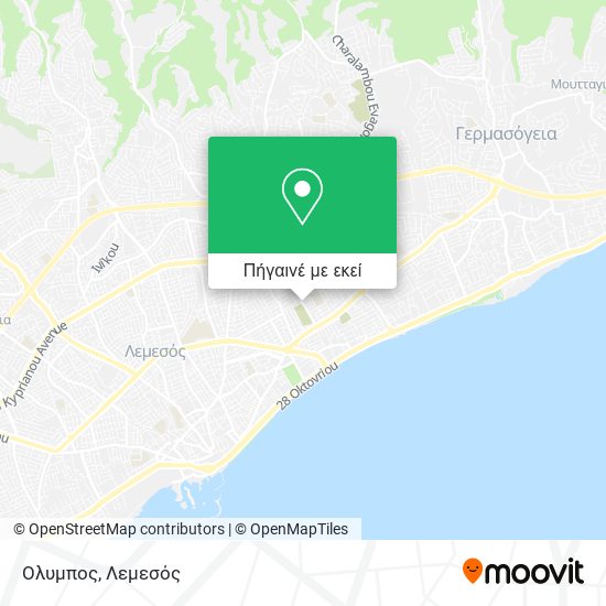 Ολυμπος χάρτης