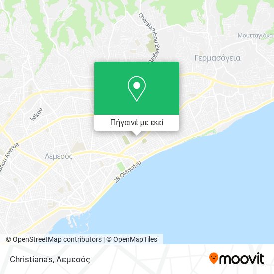 Christiana's χάρτης