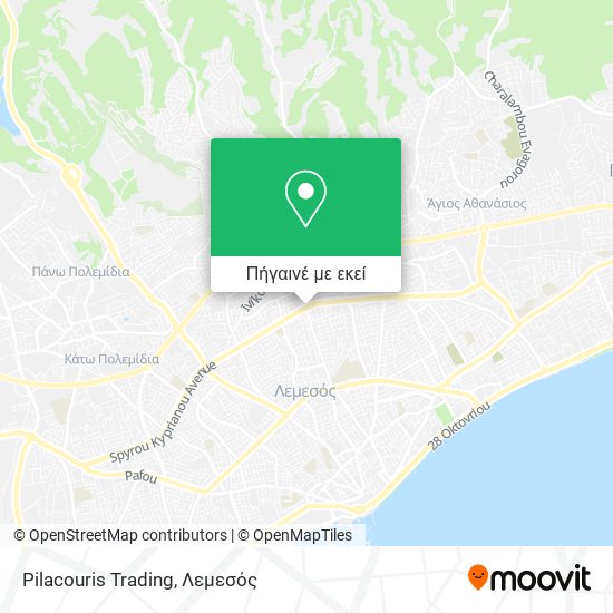 Pilacouris Trading χάρτης