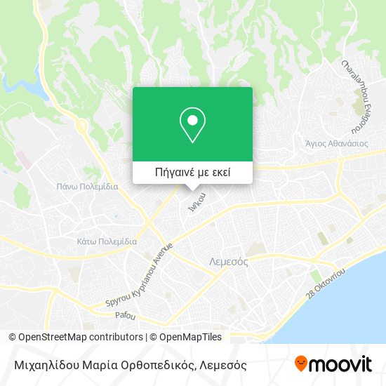 Μιχαηλίδου Μαρία Ορθοπεδικός χάρτης