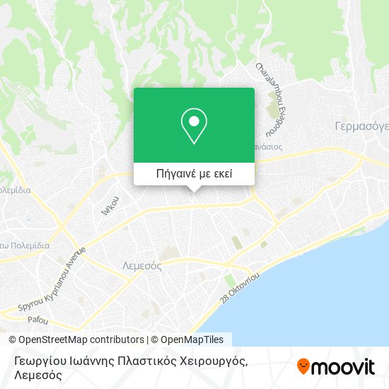 Γεωργίου Ιωάννης Πλαστικός Χειρουργός χάρτης