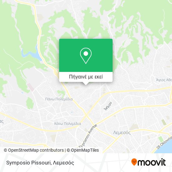 Symposio Pissouri χάρτης