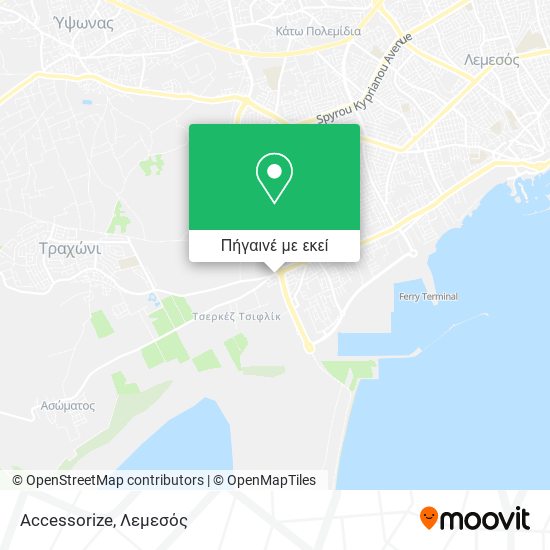 Accessorize χάρτης