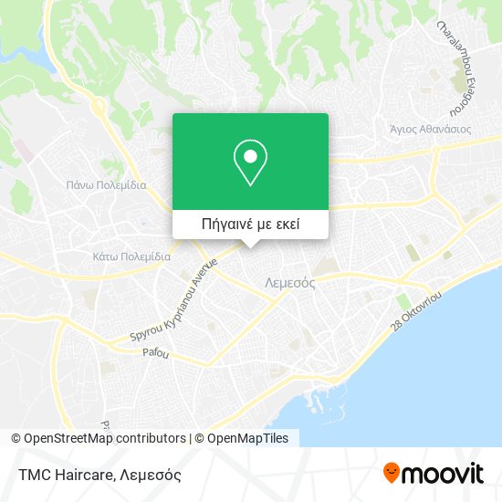 TMC Haircare χάρτης