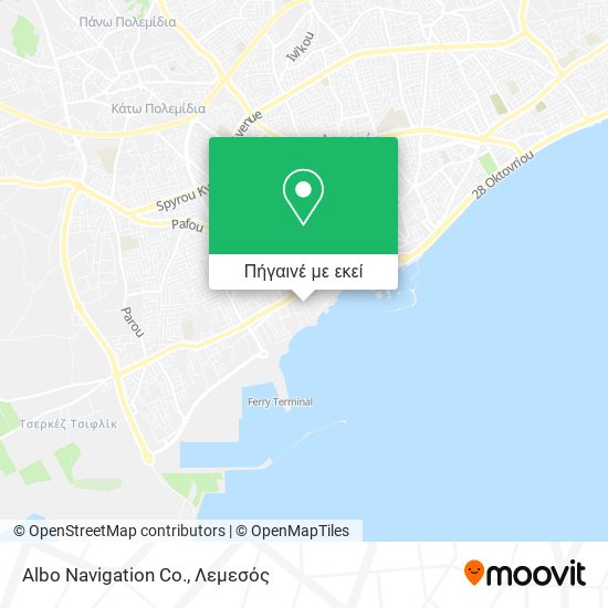 Albo Navigation Co. χάρτης