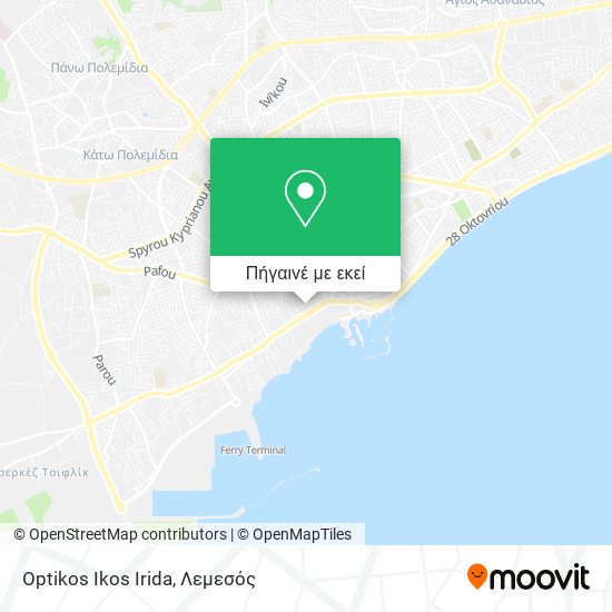 Optikos Ikos Irida χάρτης