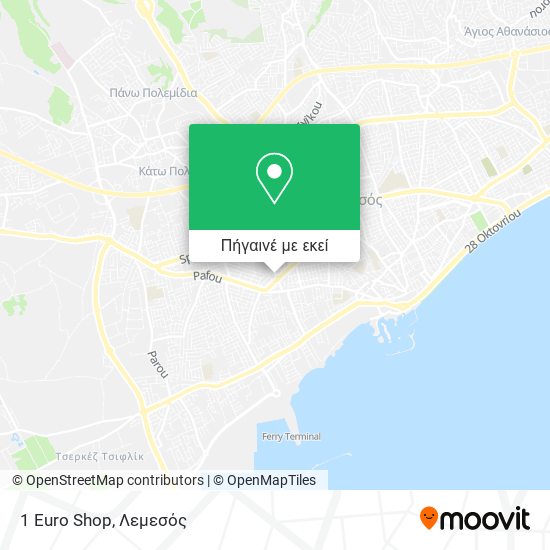 1 Euro Shop χάρτης