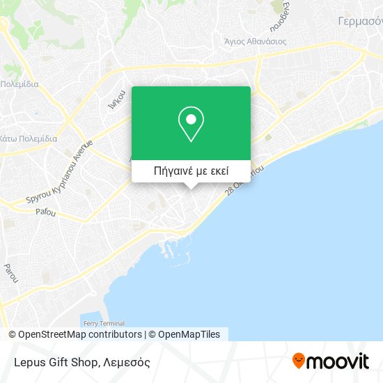 Lepus Gift Shop χάρτης