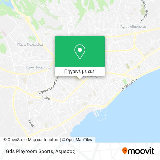 Gds Playroom Sports χάρτης