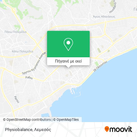 Physiobalance χάρτης