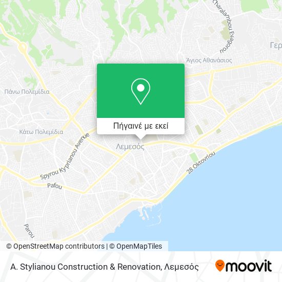 A. Stylianou Construction & Renovation χάρτης