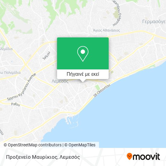Προξενείο Μαυρίκιος χάρτης