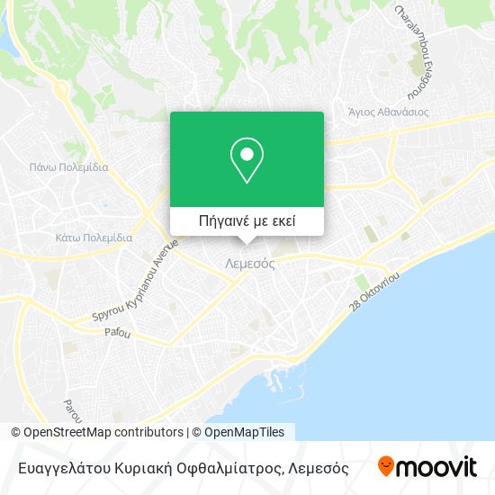 Ευαγγελάτου Κυριακή Οφθαλμίατρος χάρτης
