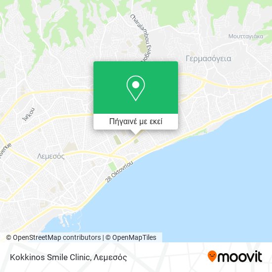 Kokkinos Smile Clinic χάρτης